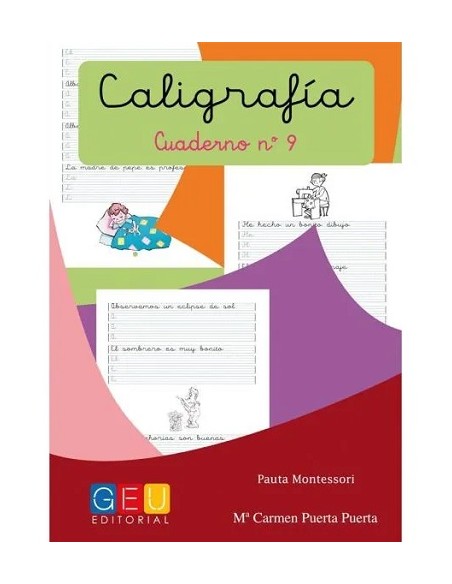 Caligrafia pauta montessori