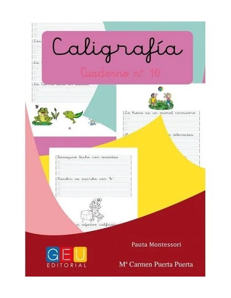 Caligrafia pauta montessori