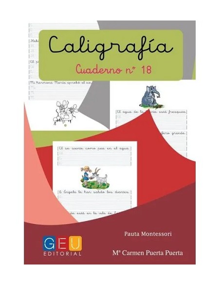 Caligrafia pauta montessori