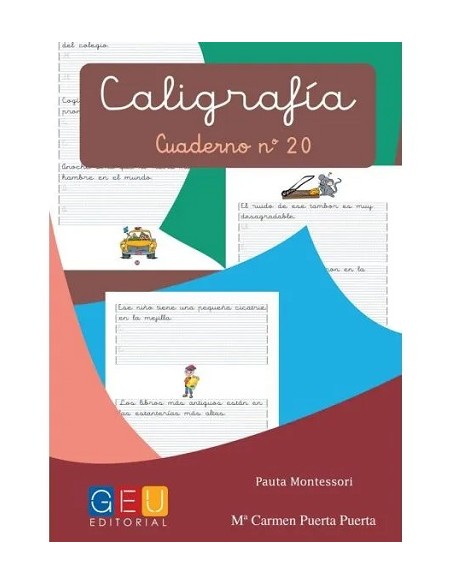 Caligrafia pauta montessori