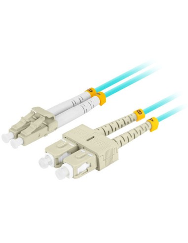 FO-LUSU-MD31-0020-TQ Cable de fibra óptica e InfiniBand 2 m 2x LC 2x SC LC/SC Color aguamarina