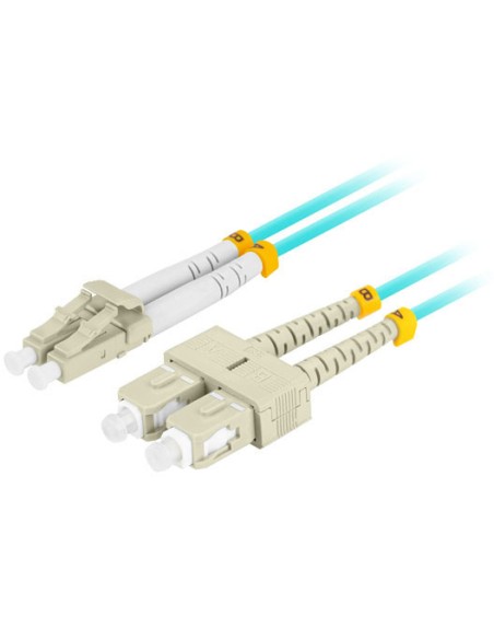 FO-LUSU-MD31-0020-TQ Cable de fibra óptica e InfiniBand 2 m 2x LC 2x SC LC/SC Color aguamarina