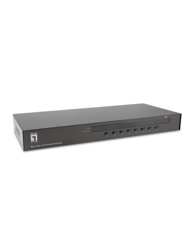KVM-3208 interruptor KVM Montaje en rack Negro