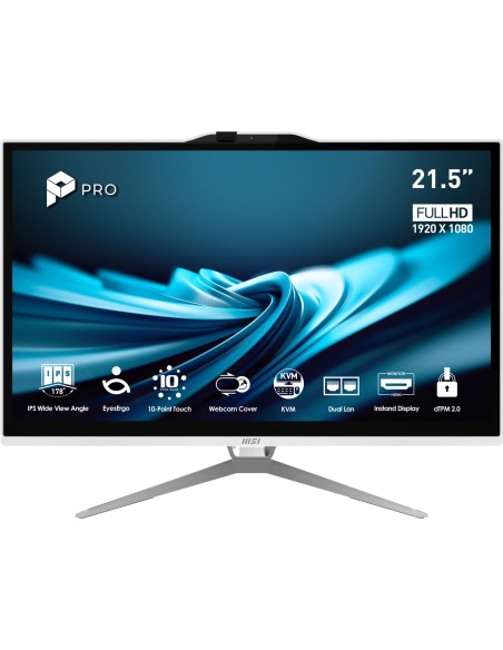 Pro AP222T 14M-623EU Intel® Pentium® Gold G7400 54,6 cm (21.5") 1920 x 1080 Pixeles Pantalla táctil PC todo en uno 8 GB DDR4-SDR