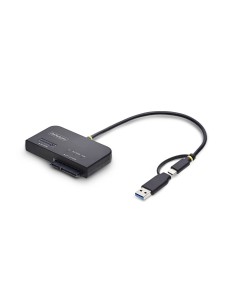 Adaptador USB-C/USB-A a NVMe M.2 y SATA 2.5/3.5in 10Gbps - Lector de SSD Externo - Sin Herramientas - B+M/M-Key