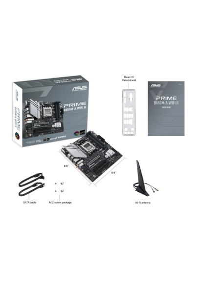 PRIME B650M-A WIFI II AMD B650 Zócalo AM5 micro ATX