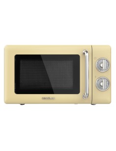 01708 microondas Encimera Microondas con grill 20 L 700 W Beige, Acero inoxidable