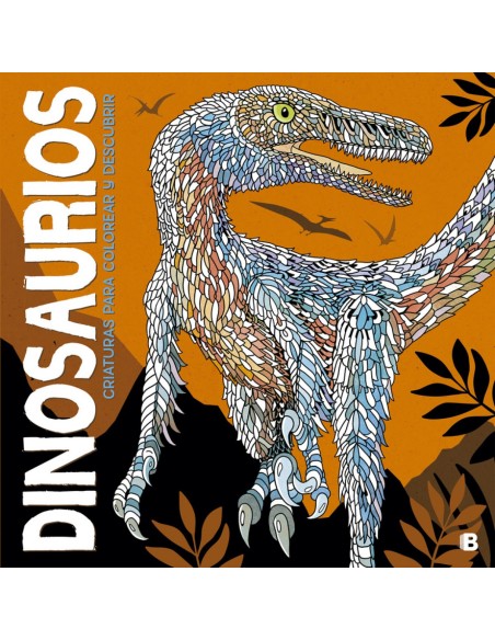 DINOSAURIOS CRIATURAS PARA COLOREAR Y DESCUBRIR