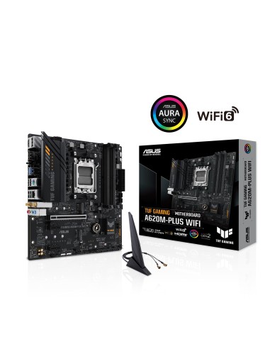 TUF GAMING A620M-PLUS WIFI AMD A620 Zócalo AM5 micro ATX