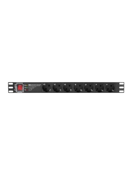 PDU-PRO-07F-0200-BK unidad de distribución de energía (PDU) 6 salidas AC 1U Negro
