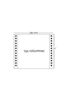 Caja 2500h Papel 1h 380x11 Blanco