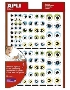 GOMETS APLI (13854) Bl.3h OJOS AZULES - Pack de 5 unidades