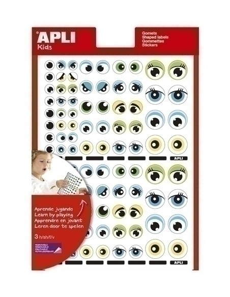 GOMETS APLI (13854) Bl.3h OJOS AZULES - Pack de 5 unidades