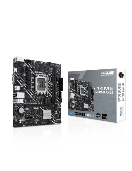 PRIME H610M-K ARGB Intel H610 LGA 1700 micro ATX