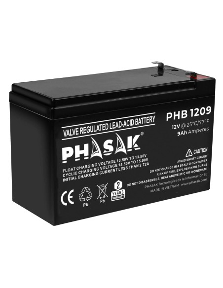 Batería 12V 9Ah - PHB 1209