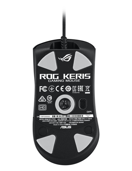 ROG Keris ratón mano derecha RF Wireless + USB Type-A 16000 DPI ROG Keris ratón mano derecha RF Wireless + USB Type-A 16000 DPI