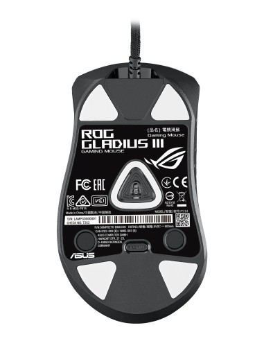 ROG Gladius III ratón mano derecha USB tipo A Óptico 19000 DPI