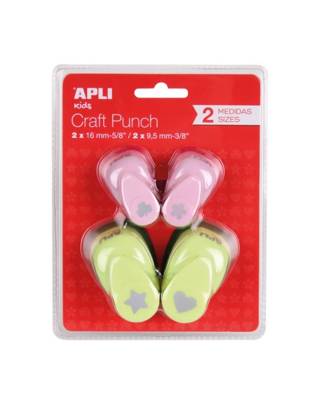 PERFORADORA PAPEL APLI 4 MODELOS 13988