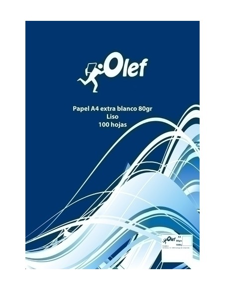 PAPEL A4 OLEF  80g 100h LISO