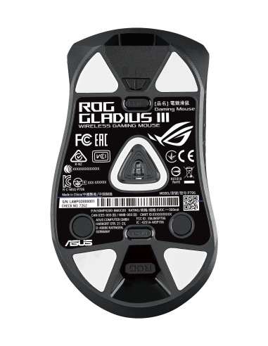 ROG Gladius III ratón mano derecha USB tipo A Óptico 19000 DPI