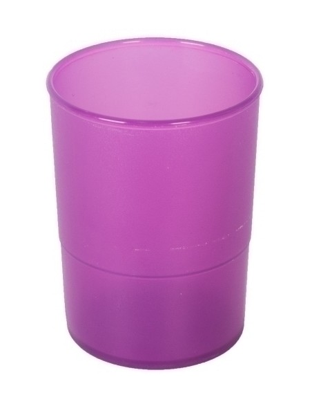 PORTA LAPICES PLASTICO REDONDO TR. MALVA