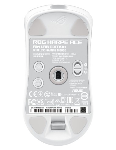 ROG Harpe Ace Aim Lab Edition ratón Ambidextro RF Wireless + Bluetooth + USB Type-C Opto-mecánica 36000 DPI