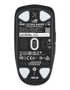 ROG Strix Impact III Wireless ratón Ambidextro RF Wireless + Bluetooth Óptico 36000 DPI 2