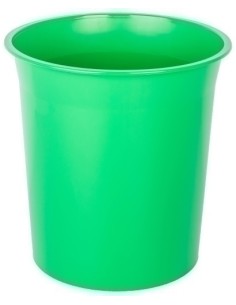 PAPELERA PLASTICO CERRADA VERDE