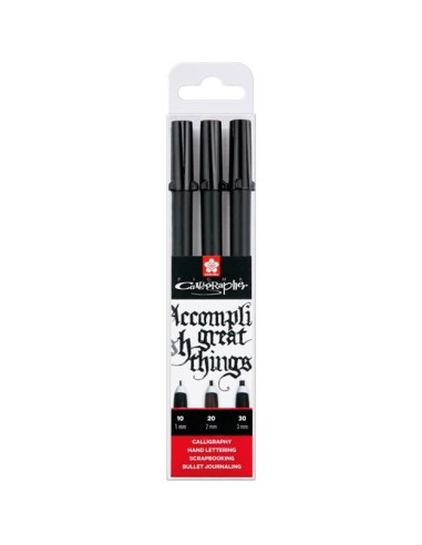 TALENS SAKURA ESTUCHE 8 ROTULADORES PIGMA CALLIGRAPHER NEGRO