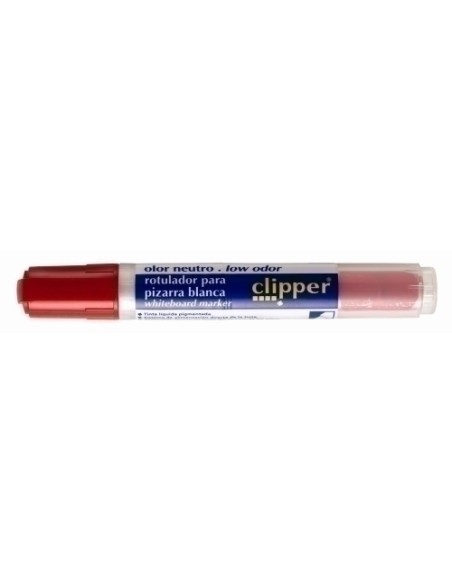 ROTUL.PIZAR.CLIPPER LIQUID ROJO - Pack de 12 unidades - PP0009