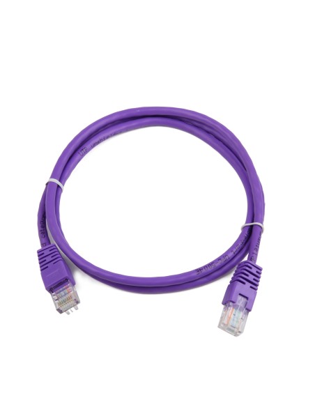 RJ45/RJ45 Cat5e 0.25m cable de red Púrpura 0,25 m U/UTP (UTP)