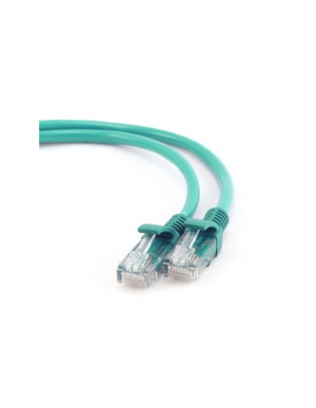 PP12-1M/G cable de red Verde Cat5e