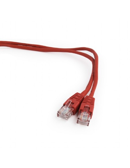 PP12-1M/R cable de red Rojo Cat5e U/UTP (UTP)
