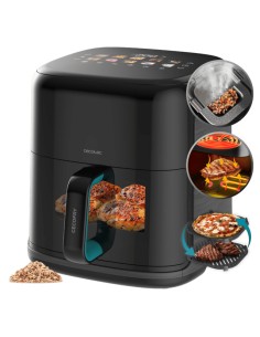 Cecofry&Grill Smokin'Prime 6500 Sencillo 6,5 L Independiente 2200 W Freidora de aire caliente Negro