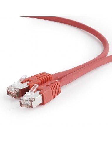 PP6A-LSZHCU-R-0.5M cable de red Rojo 0,5 m Cat6a S/FTP (S-STP)