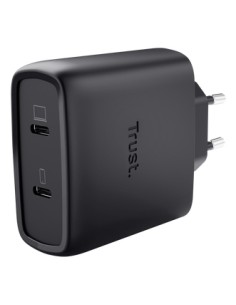 Maxo Cargador GaN USB-C de 2 puertos de 65 W - Negro