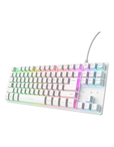 GXT 833W Thado TKL teclado Juego USB QWERTY Español Blanco
