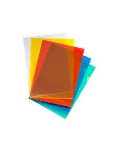 Paq 10 fundas dossier unero a4 polipropileno 100 micras colores surtidos