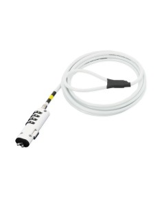 001332 cable antirrobo Blanco 1,8 m