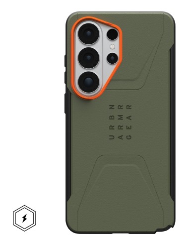 Civilian funda para teléfono móvil 17,5 cm (6.9") Naranja, Oliva