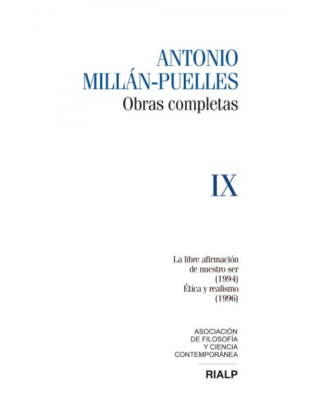 Millan Puelles IX Obras completas
