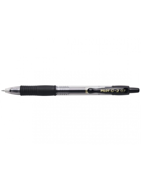 Gelroller G-2 0.7 Bolígrafo de gel de punta retráctil Medio Negro