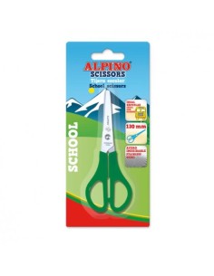 ALPINO TIJERAS SCHOOL 13CM COLORES BLISTER