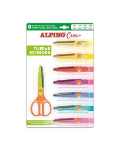 PT0030 tijera de escritorio y manualidades Tijeras de manualidades Corte con forma Multicolor