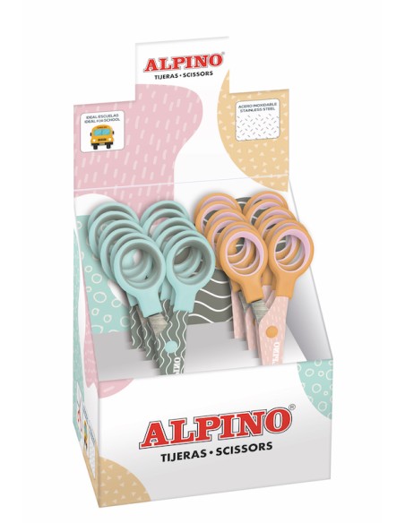 PT0051 tijera de escritorio y manualidades Tijeras de oficina Corte recto Multicolor