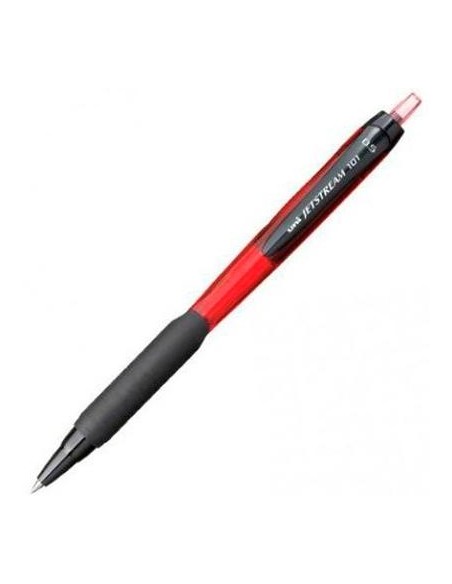 UNIBALL ROLLERBALL JETSTREAM 101  SXN-101 RETRÁCTIL ROJO -12U-