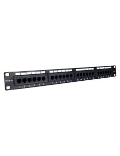 Patch panel 19" 24P Cat.6 UTP RJ45 DUAL 1U - PU 2420