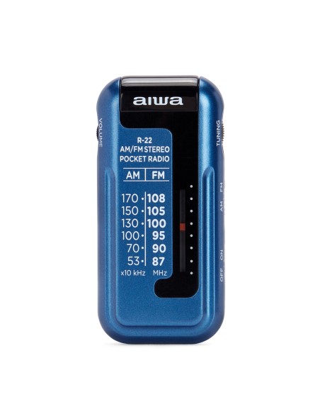 R-22BL radio Personal Analógica Azul