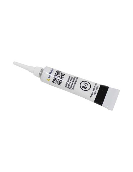 TUBO 20ML CONTORNO RELIEVE LA PAJARITA NEGRO