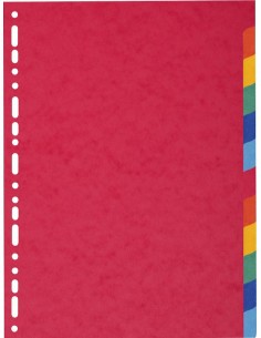 1412E divisor Cartón Multicolor 12 pieza(s)
